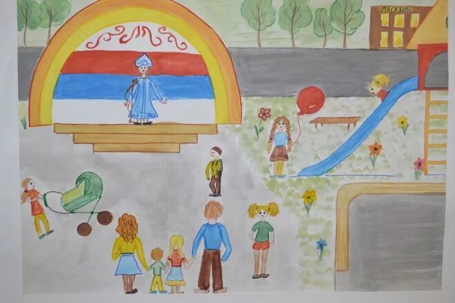 Рисунок на тему день города. Рисование детьми город. Рисунок в детский сад ко дню города. Конкурс рисунков. Рисунок в детский сад ко дню города.