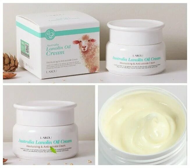 крем для лица питательный. ланолин. ланолиновый крем laikou. Images универсальный крем с ланолином увлажняющий, 140гр. Laikou lanolin cream увлажняющий и питательный крем для лица, 90 г 12 шт/уп.