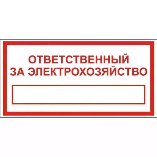 Табличка ответственный по электробезопасности. Ответственный за электробезопасность табличка. Наклейка ответственный за электрохозяйство. Ответственный за пожарную безопасность табличка. Ответственного за электрохозяйство 2024