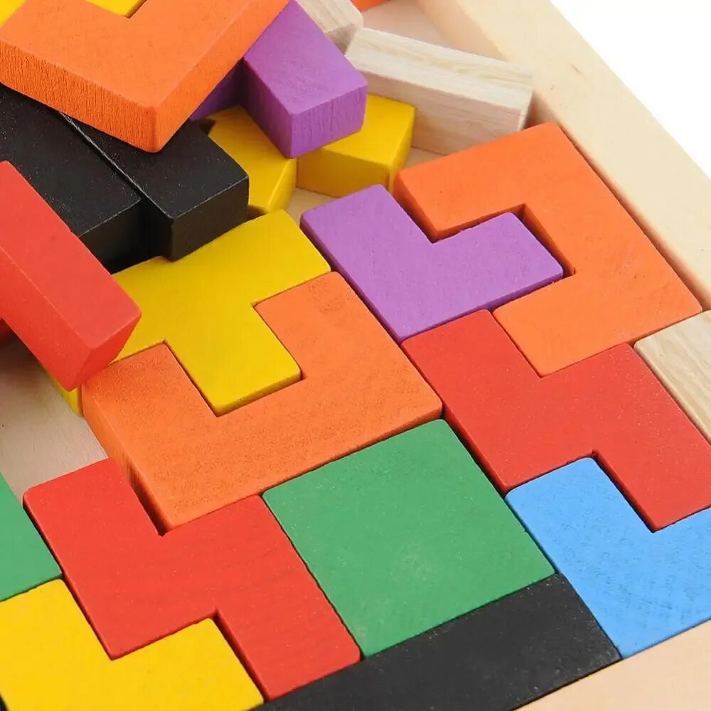 Wooden Puzzle Toy Тетрис. Детские развивающие игрушки Монтессори, танграм Тетрис. Тетрис деревянный игра головоломка. Монтессори, танграм Тетрис. Игра головоломка 3d