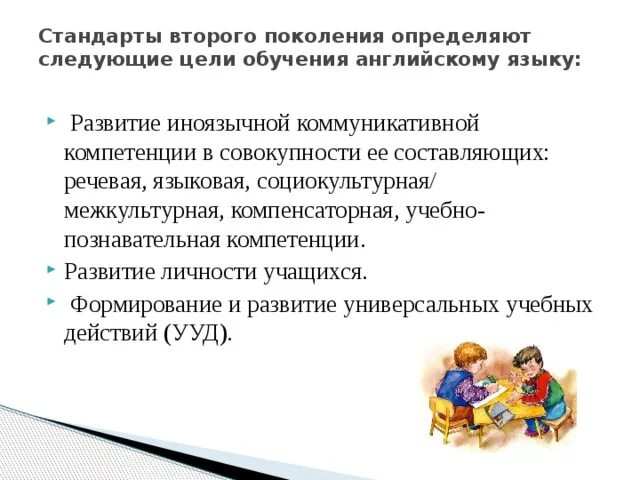 Коммуникативная компетентность школьника. Компетенции на уроках английского языка. Компетенции в методике преподавания английского языка. Развитие коммуникативных навыков на английском языке. Навыки развития на уроках английского.