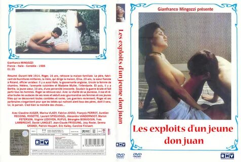 Film Les Exploits D un Jeune Don Juan Entier En Francais Jaquette DVD de Le...