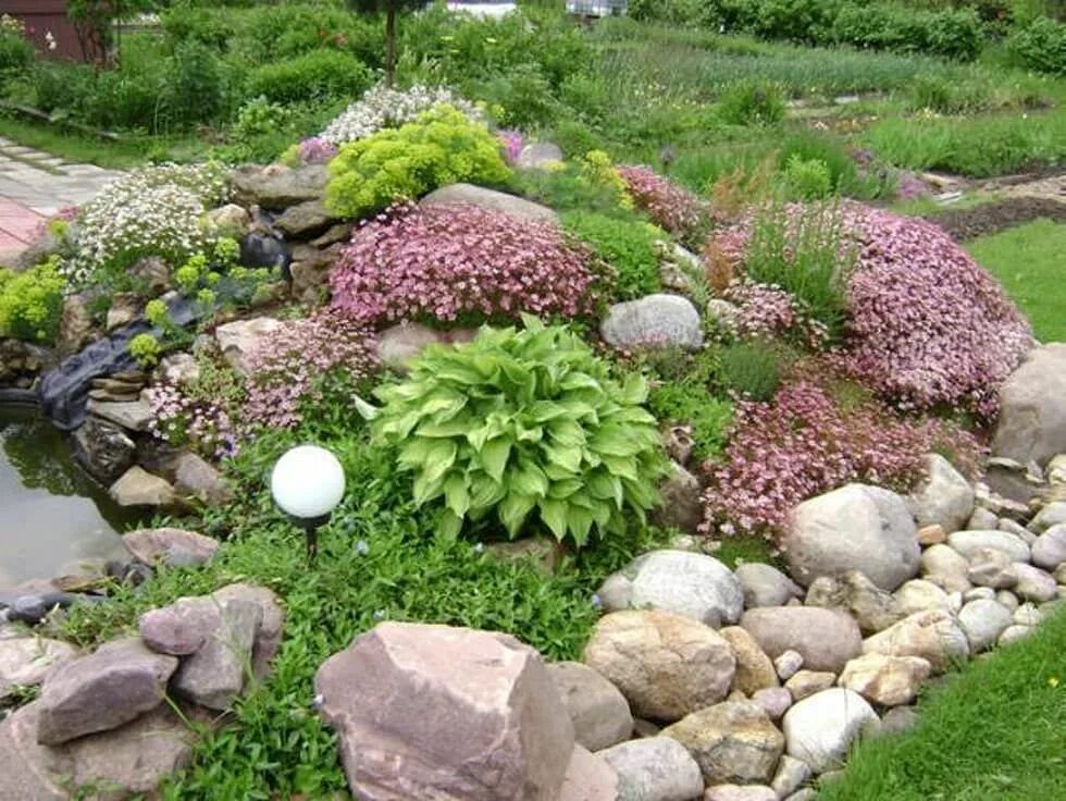 Маленькие альпийские горки своими руками фото
