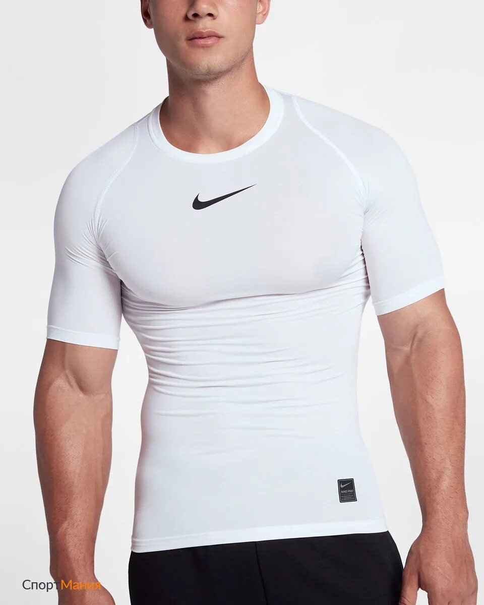 Футболка компрессионная мужская. Компрессионка мужская Nike. Майка Nike Pro Top Compression. Компрессионка Nike Pro белая. Рашгард найк белый.