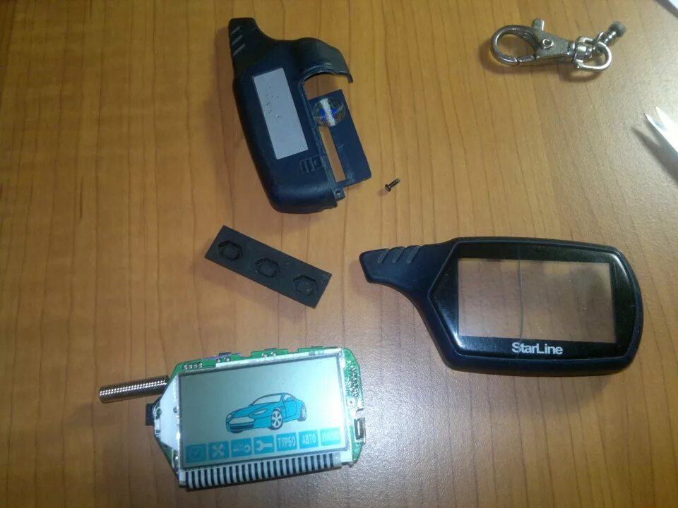 Замена корпуса пульта сигнализации Старлайн А91 - Mitsubishi Lancer IX, 1,6 л, 2