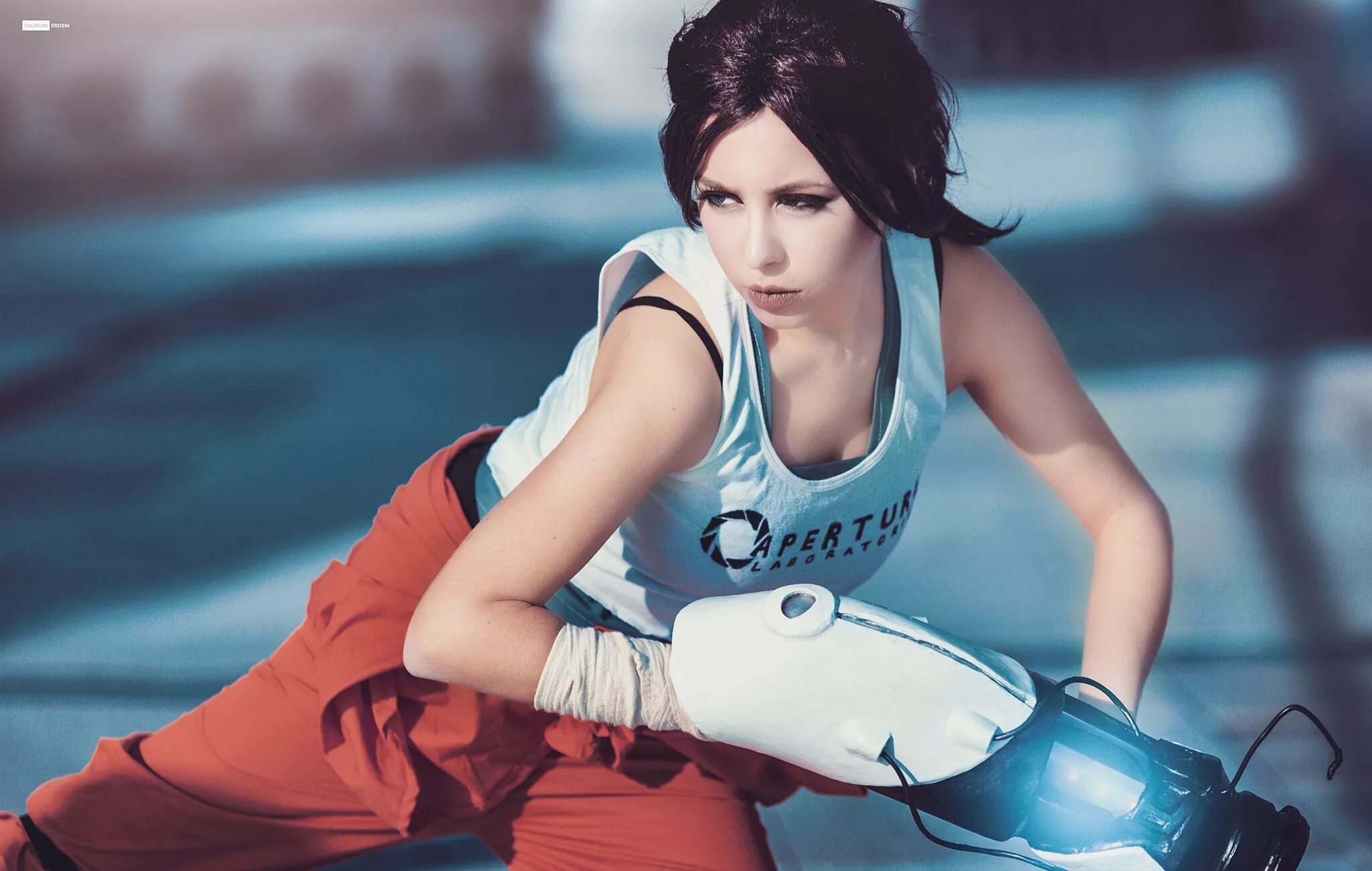 Chel cosplay. Челл. Portal Челл. Portal Челл косплей. Челл Джонсон.