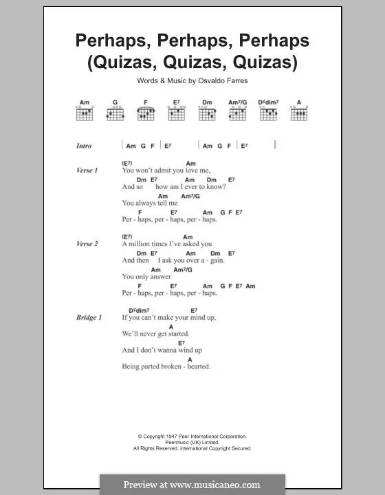 Perhaps ноты. Quizas ноты для гитары. Текст песни perhaps perhaps perhaps. Perhaps перевод песни. Quizas quizas quizas ноты.
