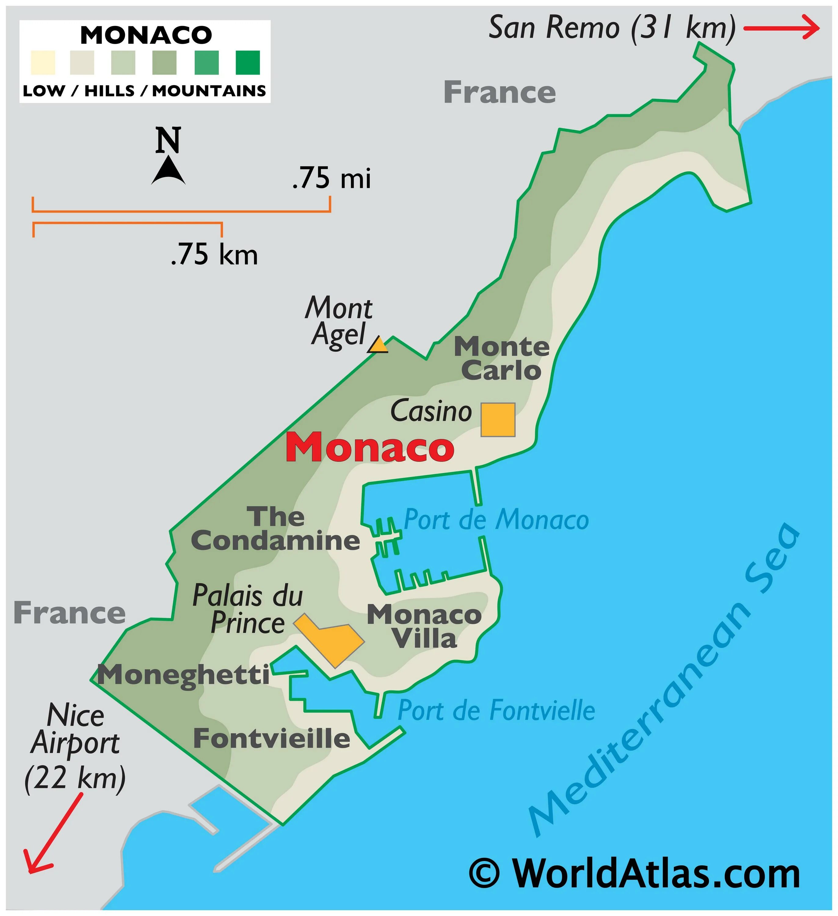 Где находится монте карло какая страна. Монте Карло Монако на карте. Княжество Монако на карте. Территория Монако на карте. Государство Монако на карте.