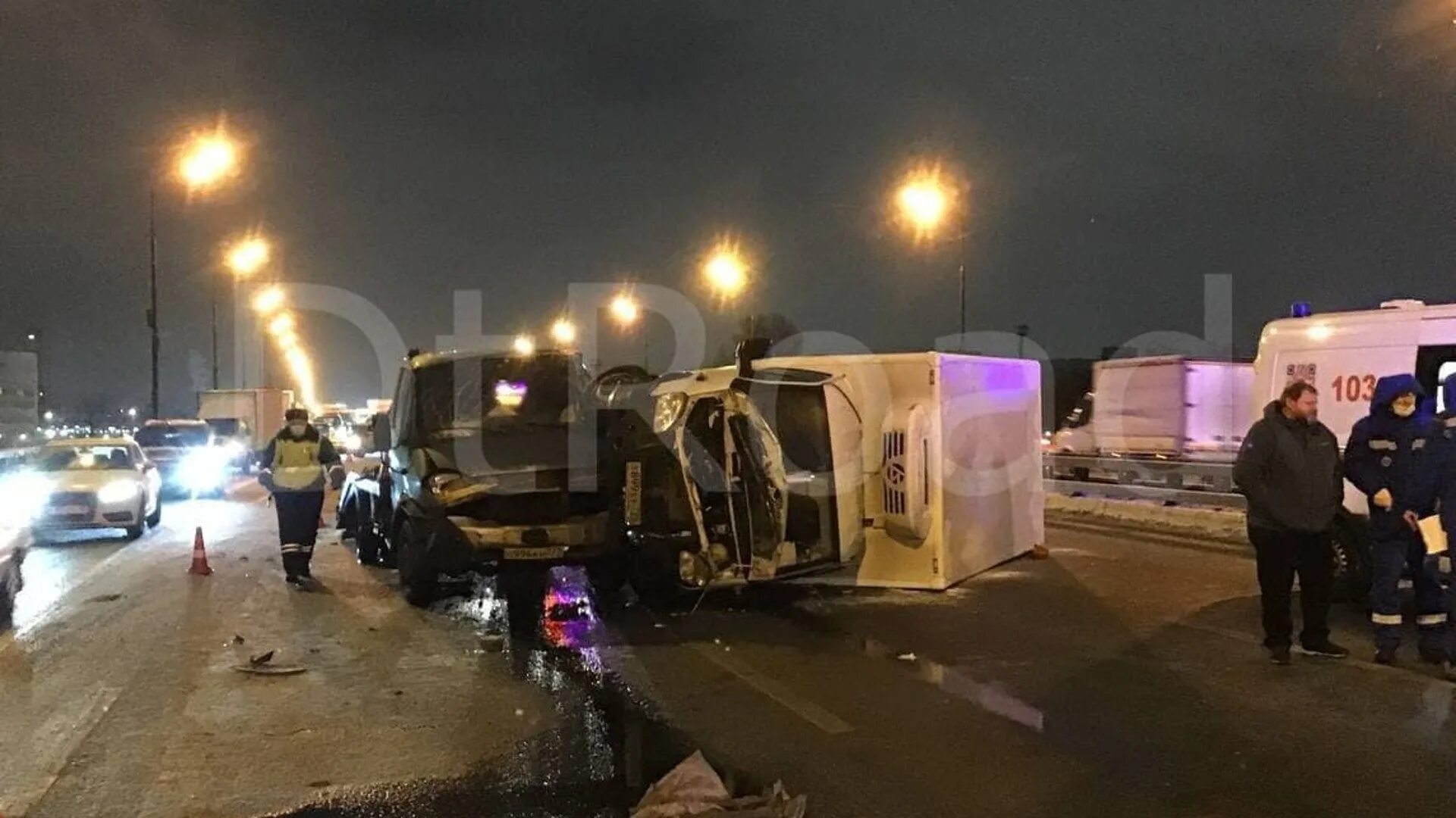 24 декабря 19. ДТП В Нижегородской ТТК Москва. Авария на третьем транспортном кольце сегодня утром.