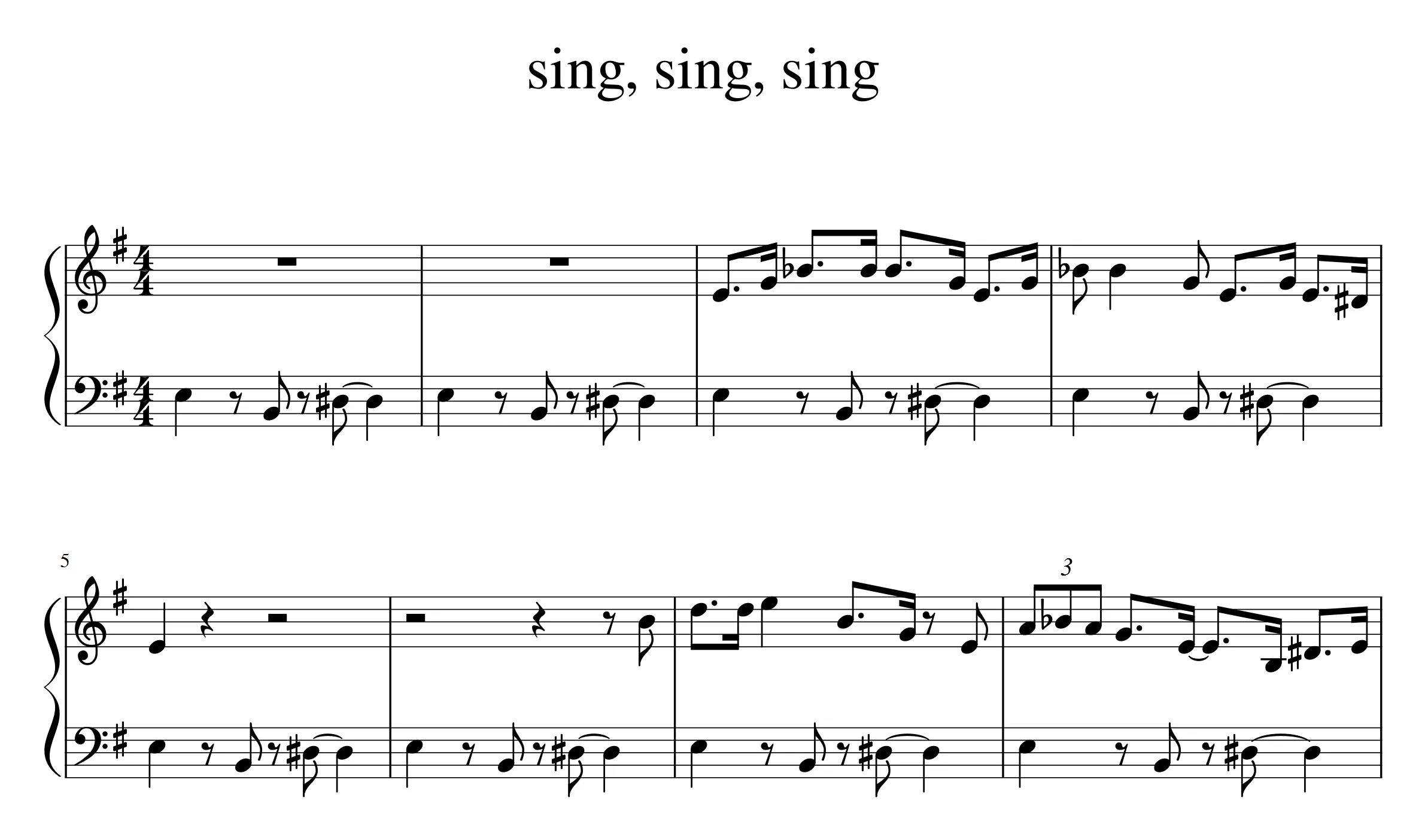 Песня i sing a song. Sing, Sing, Sing для фортепиано. Sing Sing Sing Ноты. Sing Sing Sing Ноты для фортепиано. Ноты для саксофона Sing Sing.