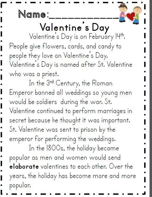 St Valentine's Day Worksheets. St Valentines Day tasks for Kids. St Valentines Worksheets. Valentines Day reading Comprehension. Valentine s day reading