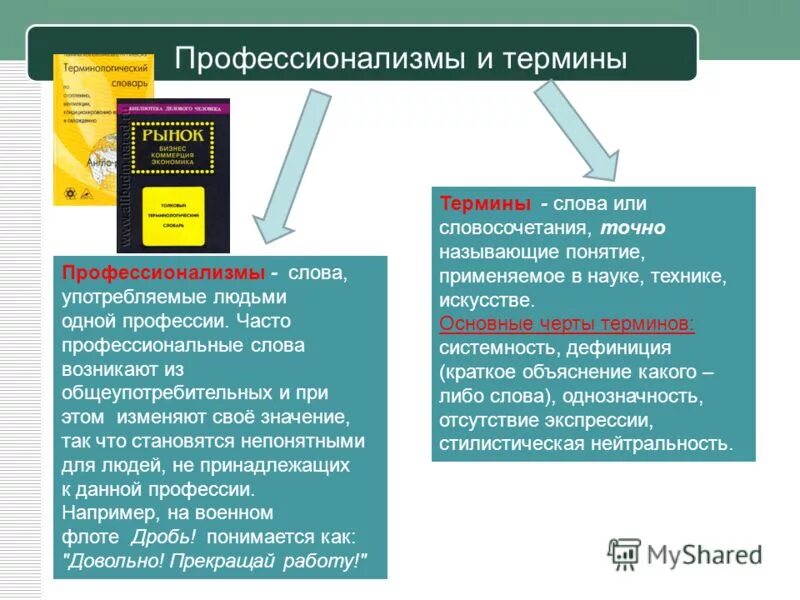 Термины и профессионализмы. Термины и профессионализмы примеры. Понятие профессионализма. Профессиональная лексика и термины.