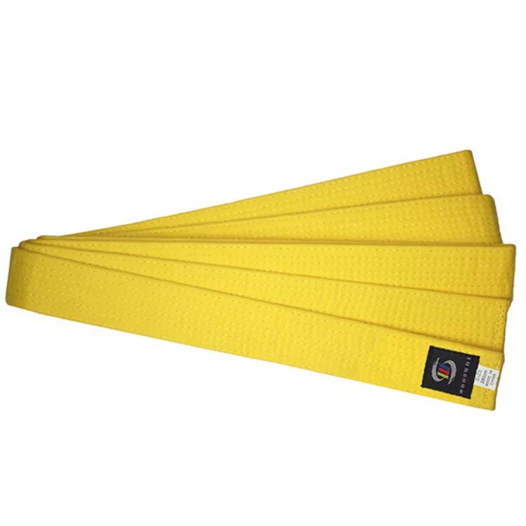 Пояс тхэквондо купить. Тейквандо жёлтый пояс. Пояс для единоборств п2 длина 220см желтый. Желтый пояс тхэквондо. Желтый пояс ИТФ.