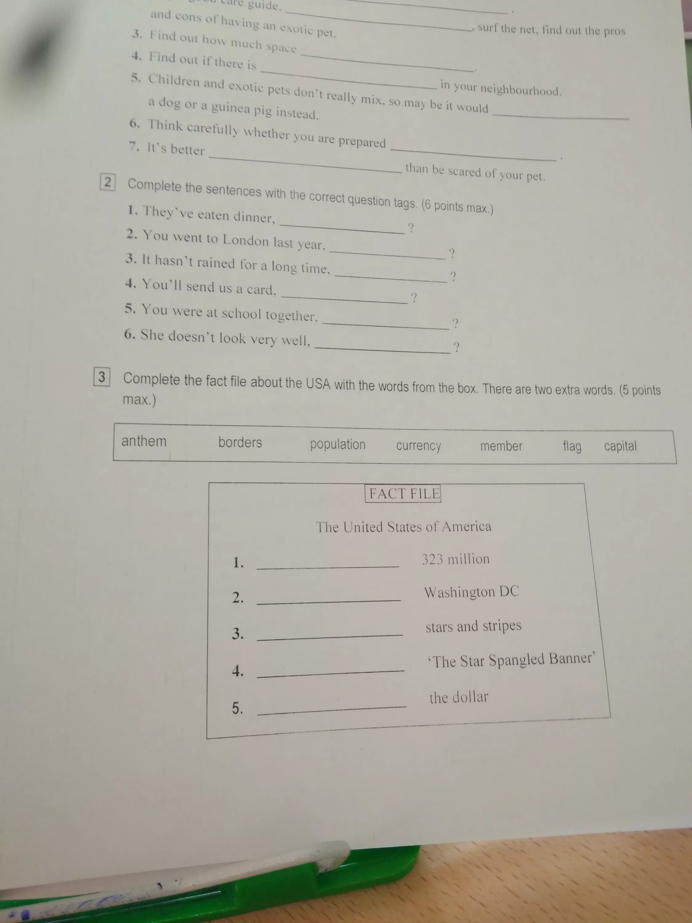 There are two extra words. Complete the fact file about the usa with the words from the box there are two extra words. complete the fact file about the usa with the words from the box there are two extra words anthem. complete the fact file about the usa with the words from the box there are two extra words 5 points max. complete the fact file about the usa with the words from the box there are two extra words 5 points anthem.