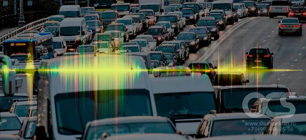Загрязнение шумом. Шумовое и световое загрязнение. Шум города. Машина в шумном городе.