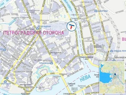 Карта петроградской стороны спб