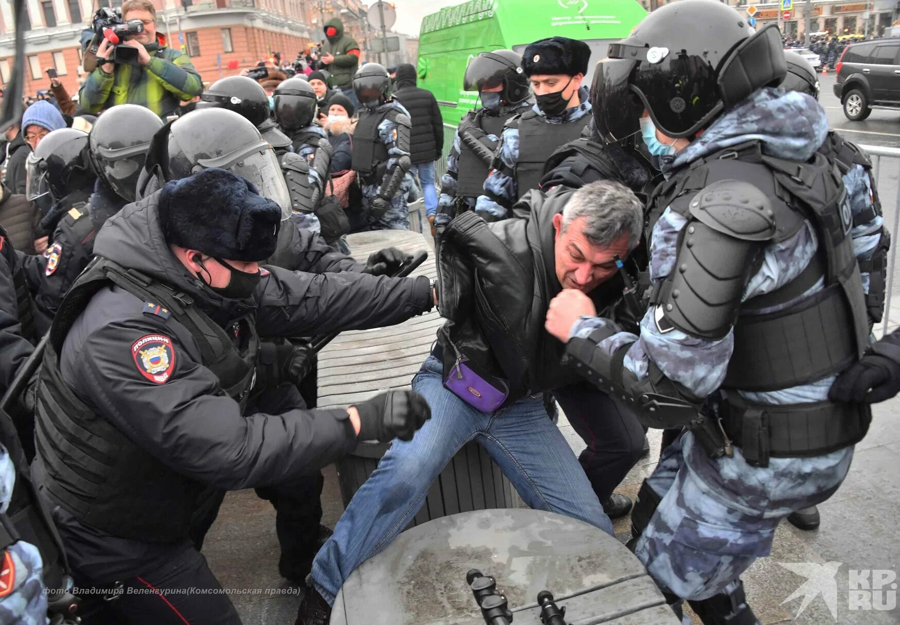 Штраф за несанкционированный митинг. Москва после митингов