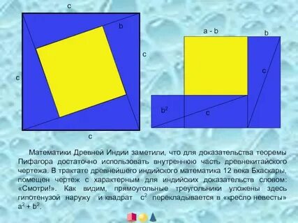 Древнекитайское доказательство теоремы пифагора