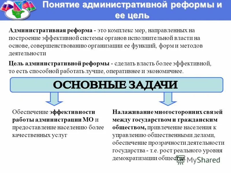 Цели административного производства