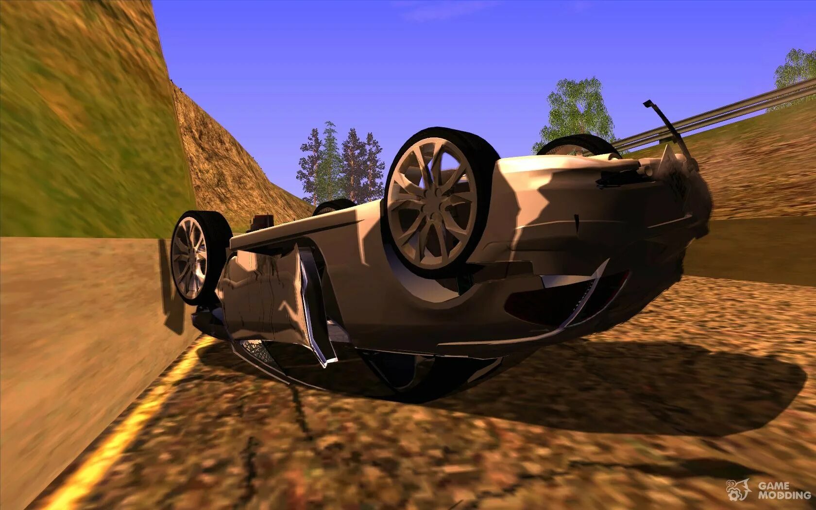 Gta sa android car. Alpha гта сан андреас. горящая машина гта са. гта са машины перевернутые. gta перевернутая машина.