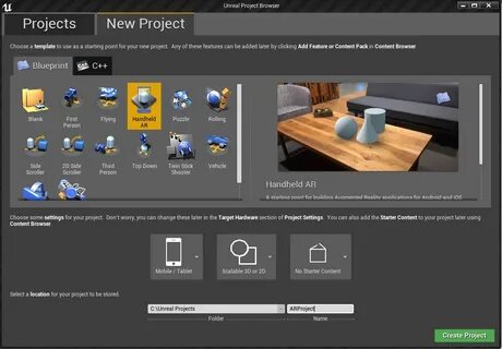 Unreal engine build project