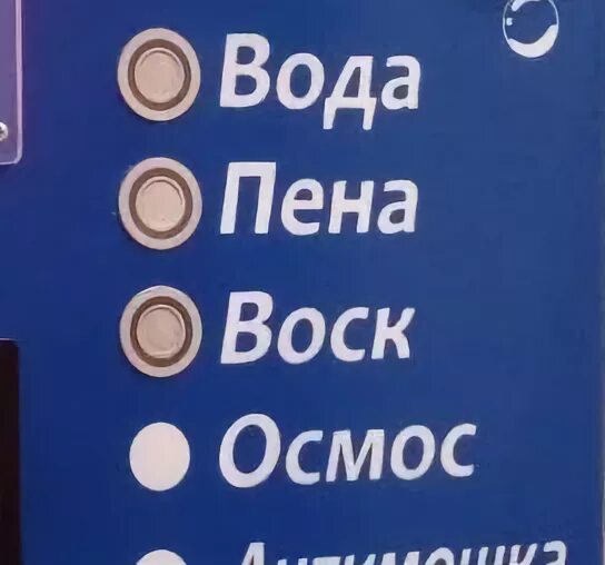 Осмос или воск