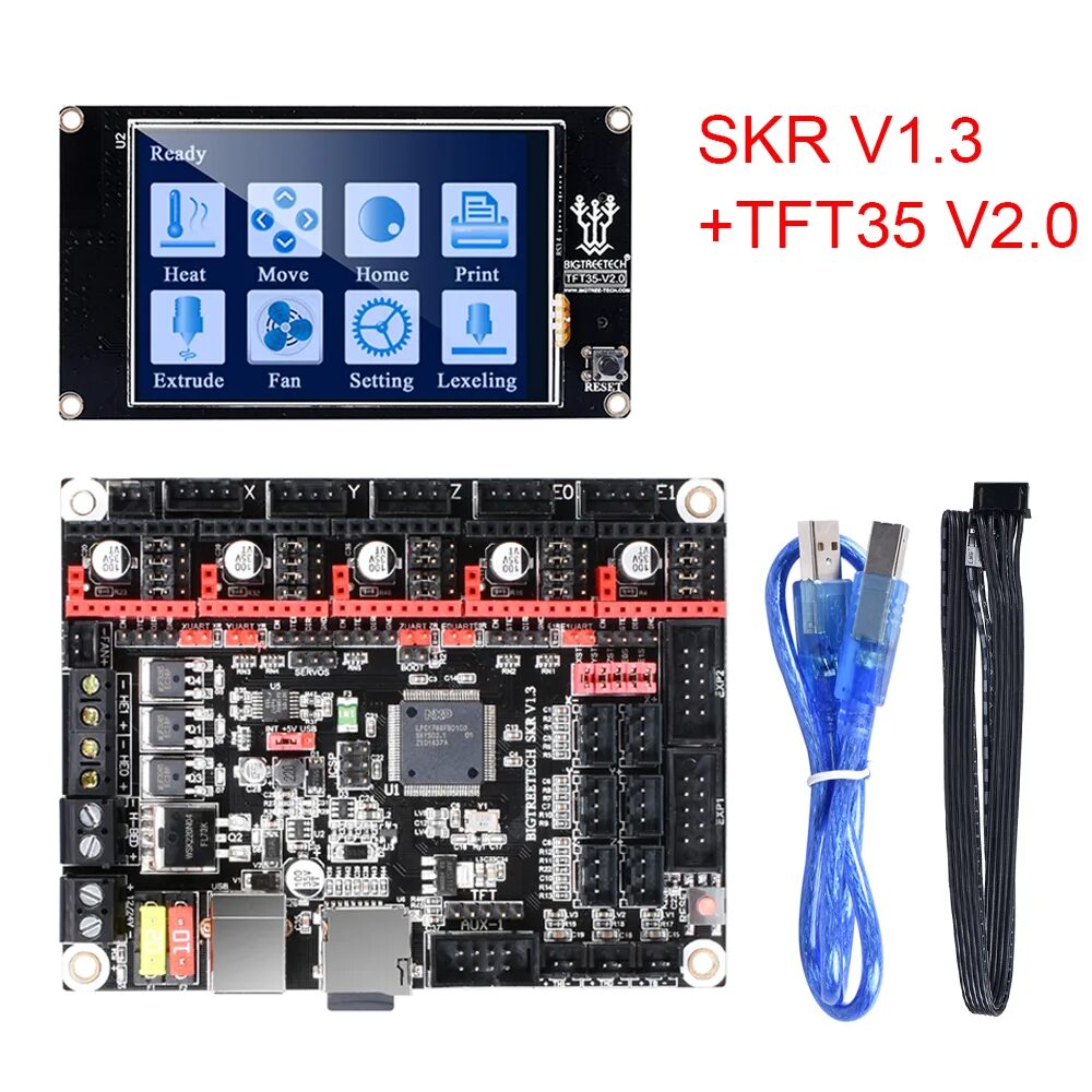 MKS Gen-l, 2,1, MKS tft24, сенсорный экран, TFT 2.4 ЖК-дисплей. Bigtreetech tft35 v1.1. Skr 1.3 и TFT 35. Bigtreetech tft35 e3 v3.0 корпус 3д модель.