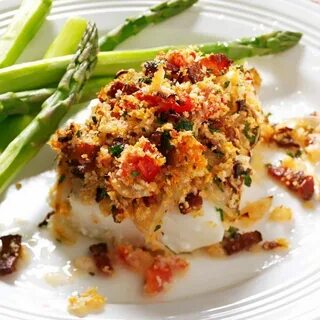 Пикша с овощами