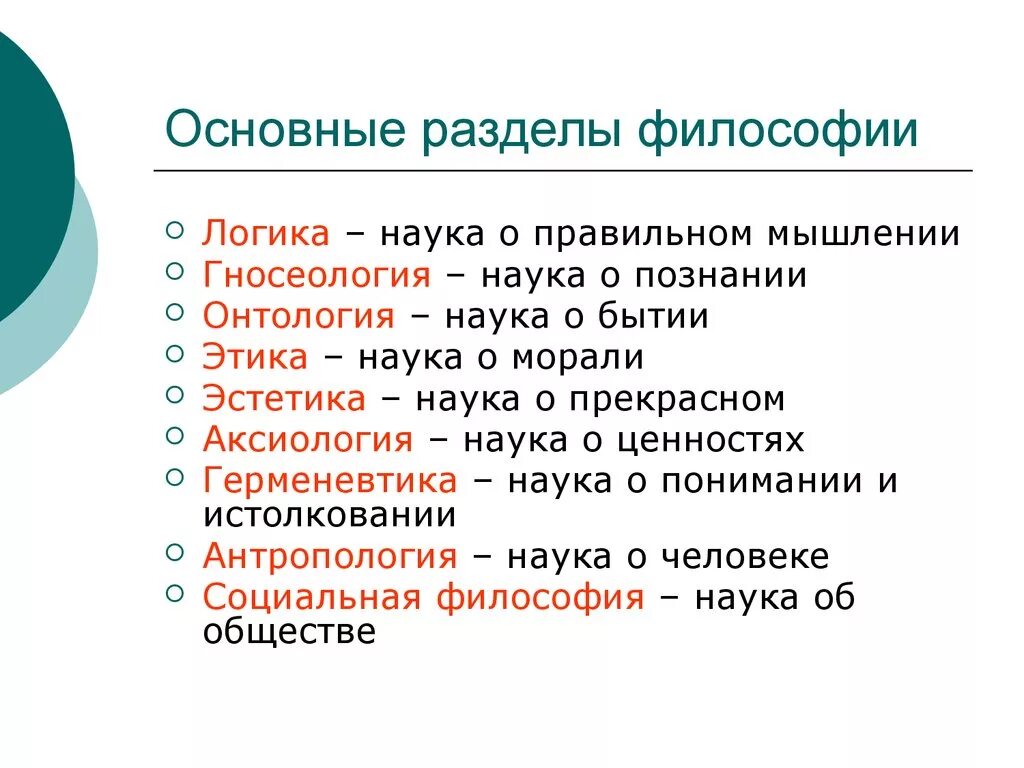 Включи философского 4. Основные разделы философии кратко. Основные разделы философского знания. Разделы философии и их содержание. Основные традиционные разделы философии..