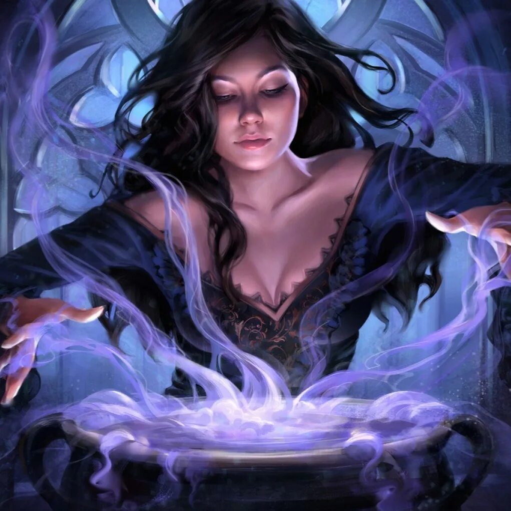 Боевая ведьма читать. Красивая ведьма. Красивая магическая девушка. Девушки фэнтези ведьмы.