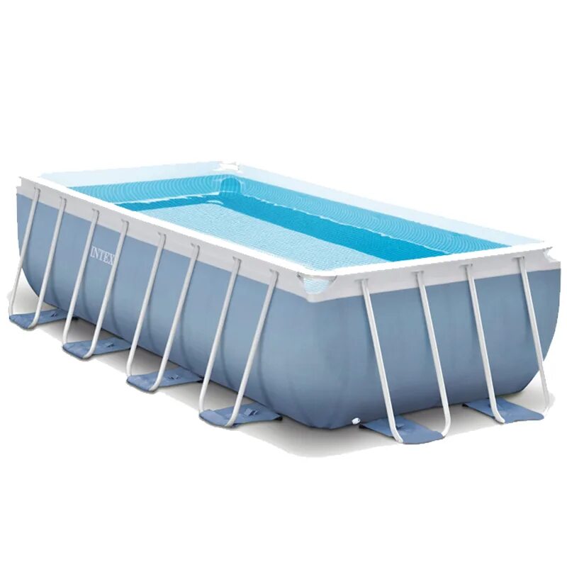 Бассейн intex 26790. Каркасный intex prism/metal frame. бассейн easy set 244х61 см..