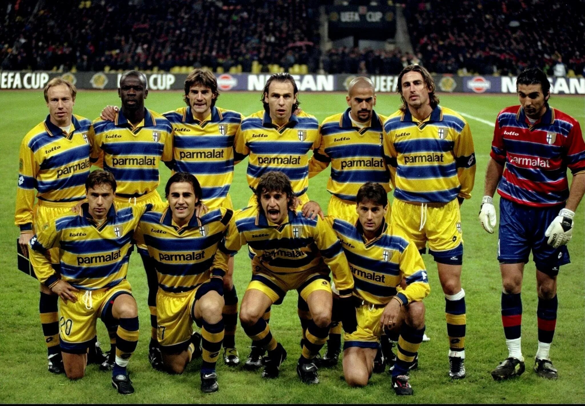Паоло Ваноли в финале 1999. Паоло Ваноли Парма Кубок УЕФА. Каннаваро Парма 1999.