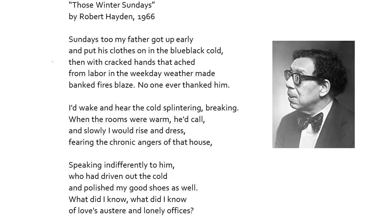 Those Winter Sundays. Those Winter Sundays перевод. Two stanza poems about Winter.