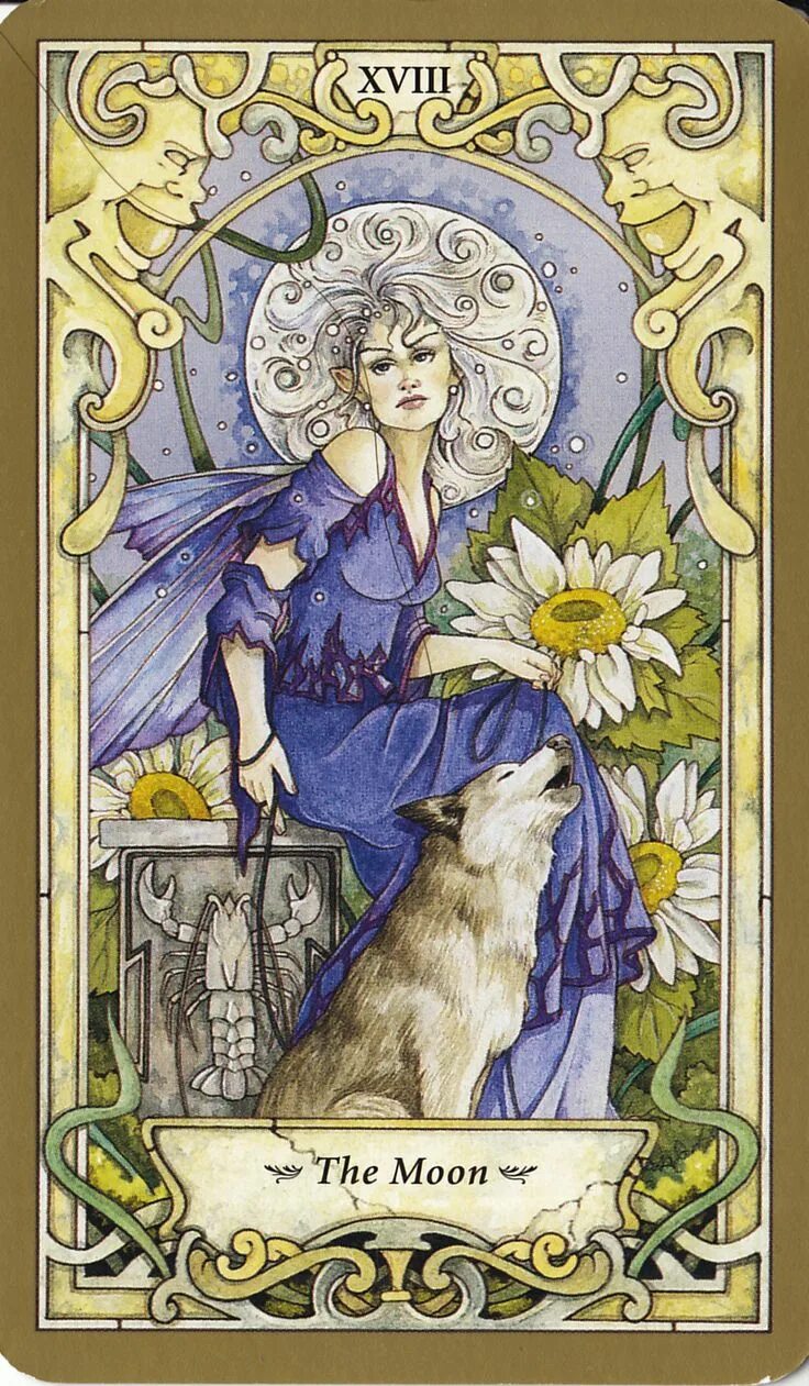 Карта дня луна значение. Карты таро: &quot;faerie tarot&quot;. карты таро аркан луна. старший аркан луна. таро the moon.