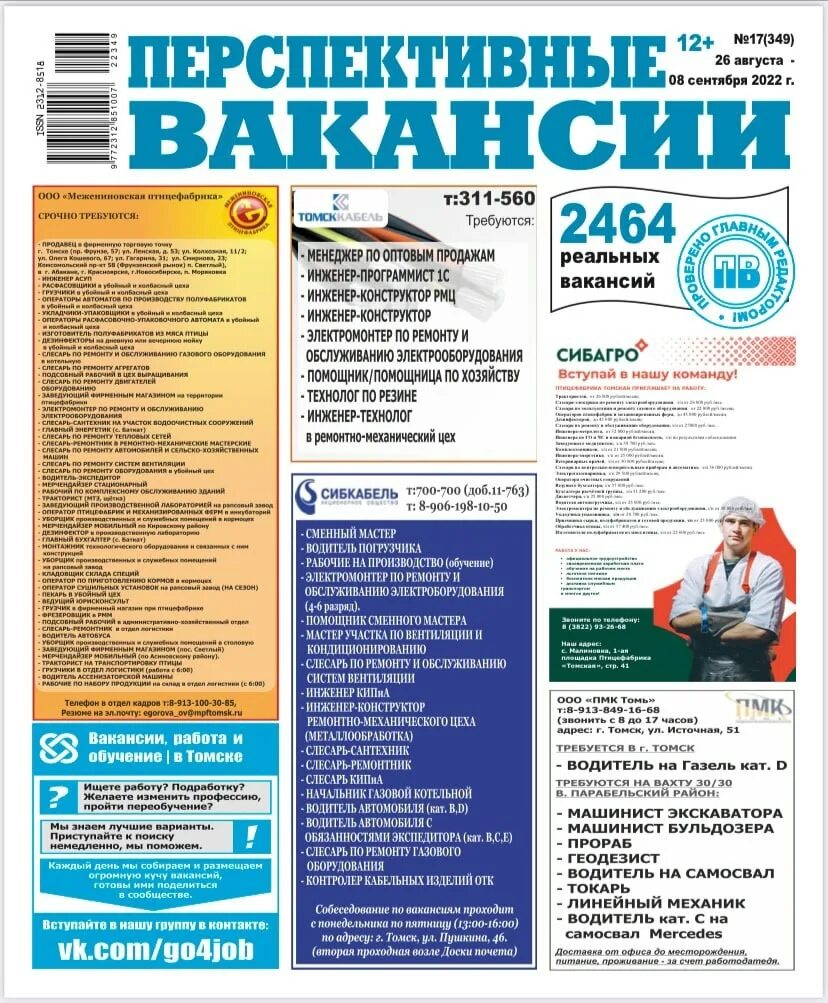 Подработка тг каналы. Газета работа для вас.