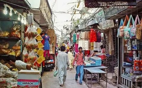 Resham Gali Bazaar.
