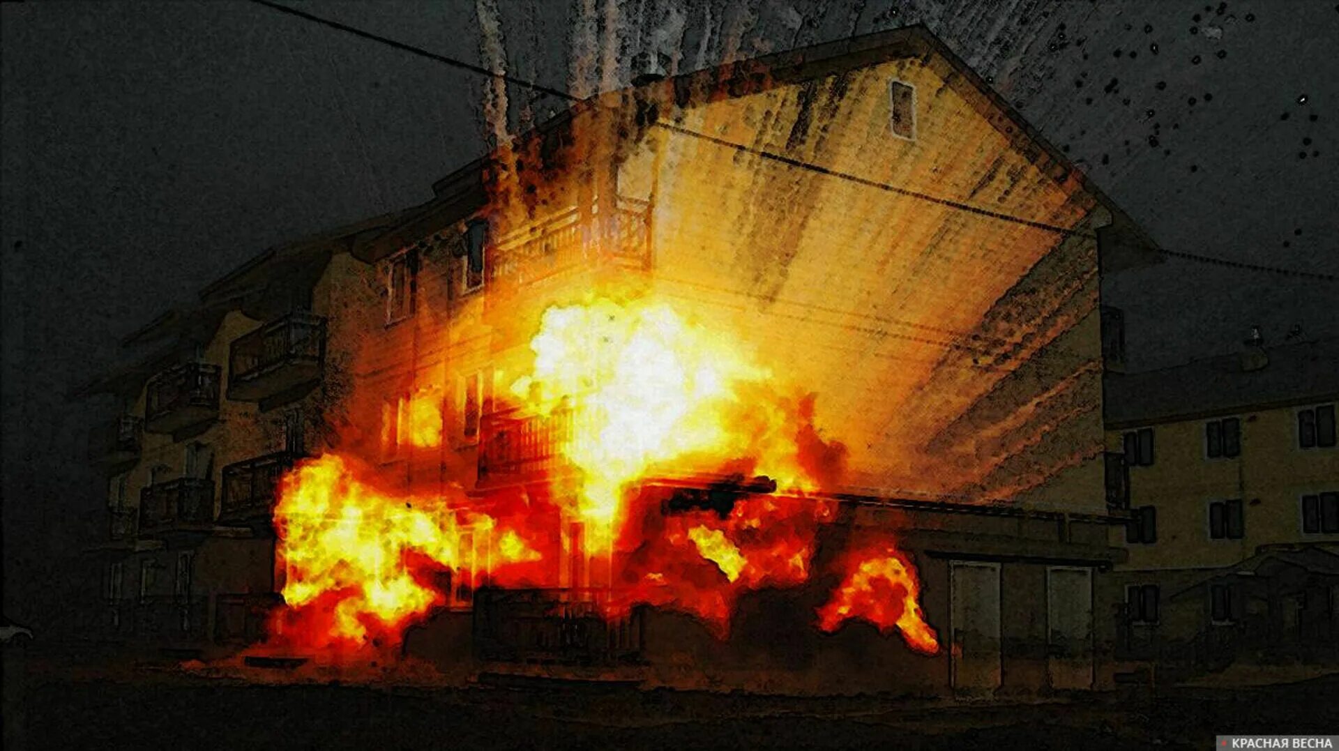 Взрыв газовоздушной смеси. Взорванный дом. Взрыв газа в доме. Взорвался газовый баллон в доме.