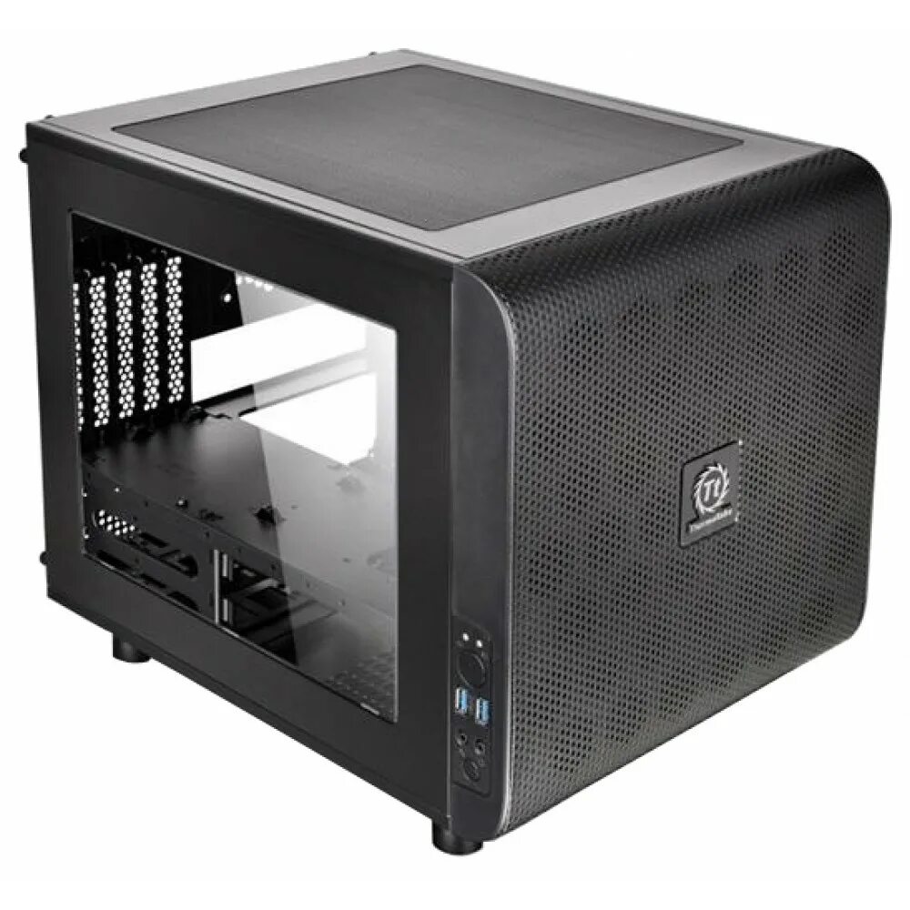 Cube pc. Корпус Thermaltake Core v21. Thermaltake Core v21 CA-1d5-00s1wn-00. Корпус MATX Thermaltake Core v21. Thermaltake Core v21 Cube.