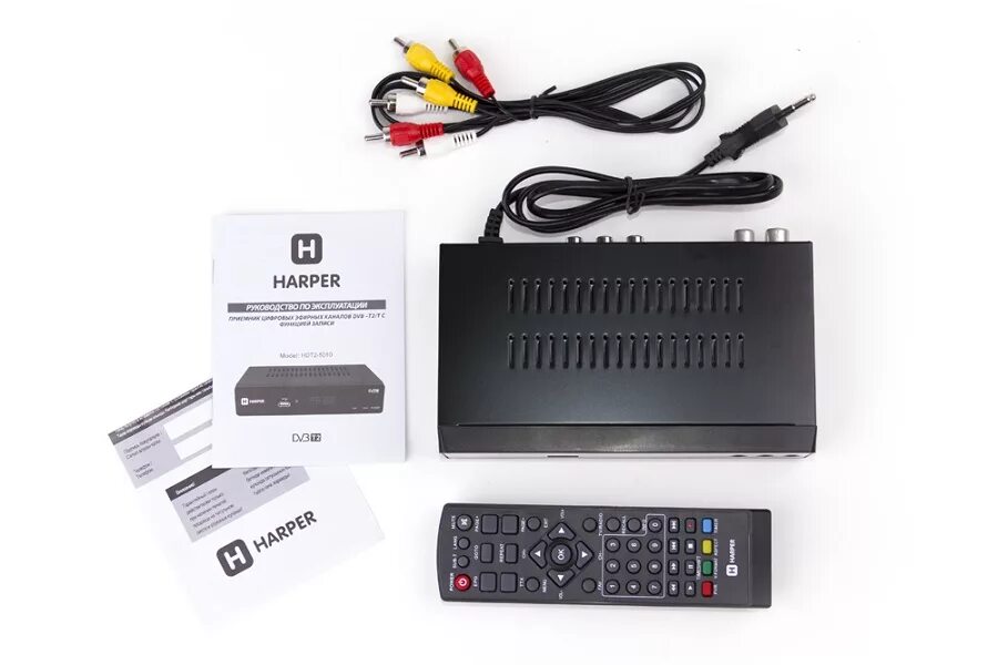 Цифровая приставка характеристики. Ресивер harper hdt2-5010. тюнер dvb-t2 harper hdt2-1108. harper dvb t2 приставка. harper 5010 приставка.