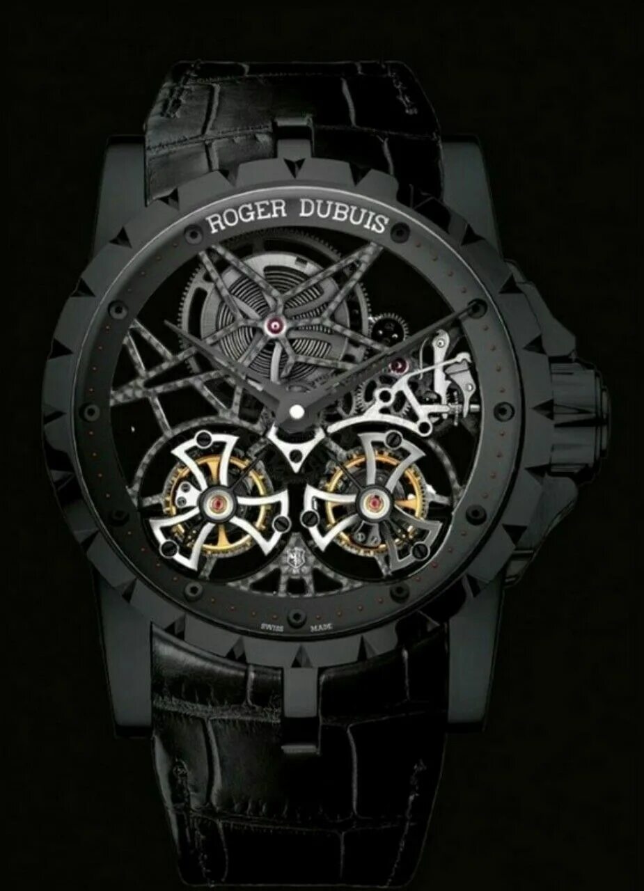 Карма ые часы. Часы Roger Dubuis Excalibur Skeleton. Roger Dubuis Excalibur Skeleton Flying Tourbillon. Roger Dubuis Excalibur Tourbillon. Часы Роджер Дюбуа скелетон.