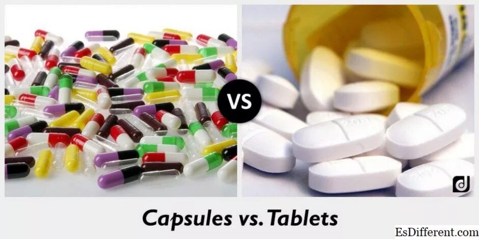 Капсулы и таблетки в чем разница