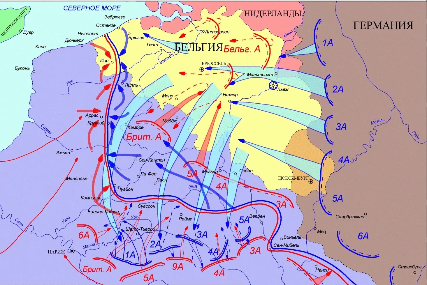 Наступление англо французских войск под аррасом. План атаки германии на францию 1914. план наступление германии шлиффена. карта западного фронта первой мировой войны. планы германии в первой мировой войне карта.