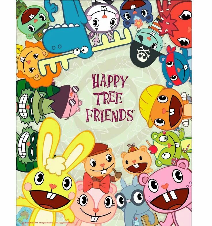 Натти happy tree friends. Четыре веселых друга. Четыре веселых друга. Happy tree friends плакат. Счастливые лесные друзья happy tree friends.