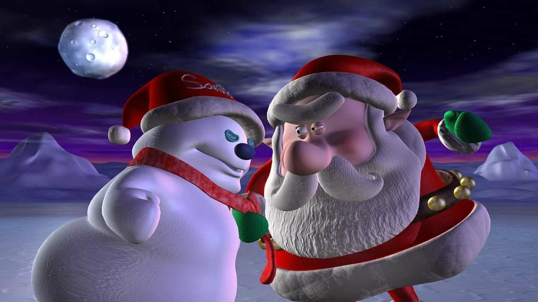 Песня новогоднее приключение. Дед Мороз и Снеговик. Дед Мороз мульт. Санта Клаус мультик. Санта из мультфильма.