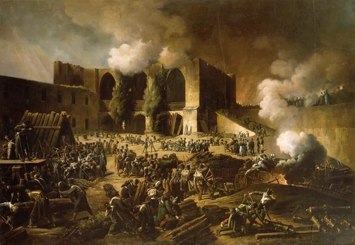 Картины осада. Януарий суходольский. &quot;битва на сан-доминго&quot;. 1845 г.. бургос осада 1812г. суходольский осада сарагосы. осада кадиса французами.