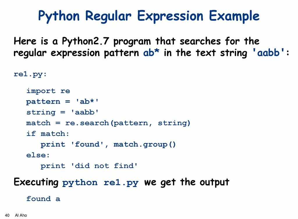 Python expression