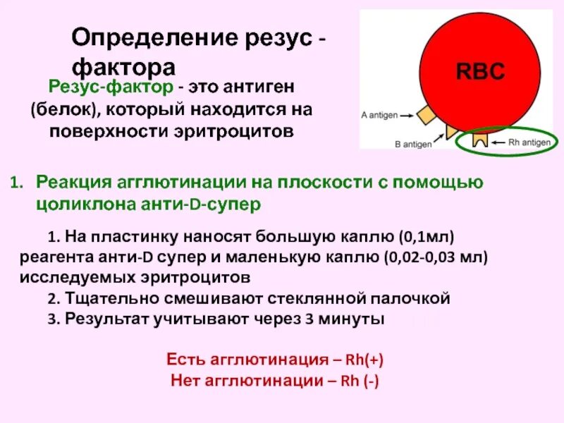 Резус-фактор методы определения резус-фактора. Методы определения резус фактора крови. Методика определения резус фактора. Реакция агглютинации для определения резус фактора. Определение d резус определение