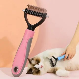 Для вычесывания шерсти у кошек