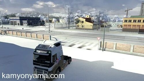 Мод на зиму етс 2 1.49. Truck simulator зима. american truck simulator зима. етс 2 зима. симулятор грузовика зимой.