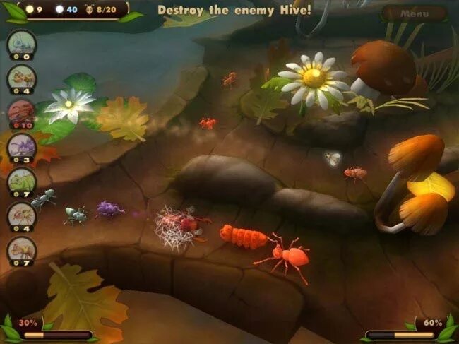 Как называется игра насекомое. Игра битва букашки. игра муравьи tower defense.